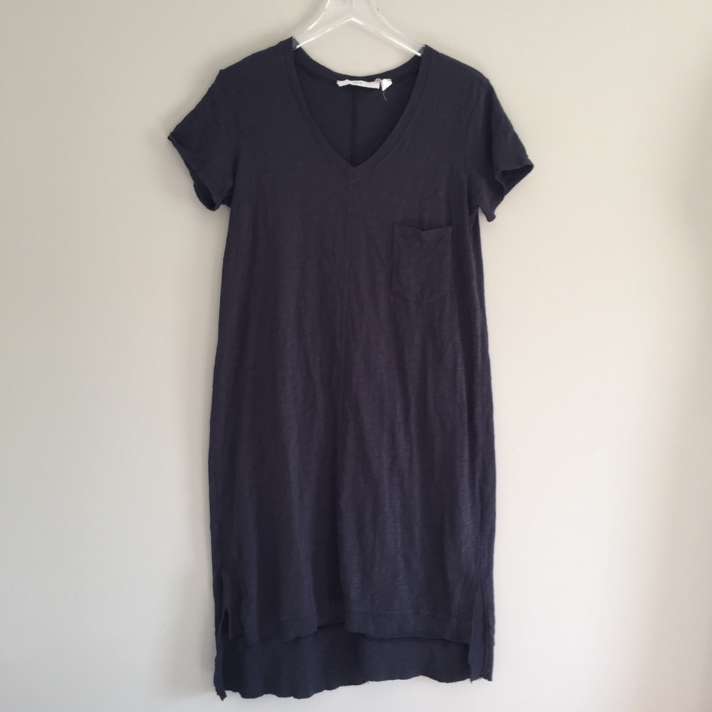 Wilt Navy Blue Tee Shirt Shift Dress Small